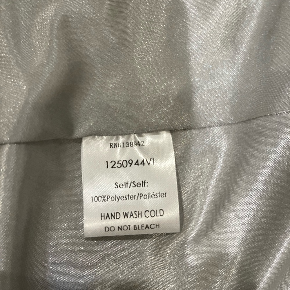 Silver Sequin Duster Trench Coat - image 5